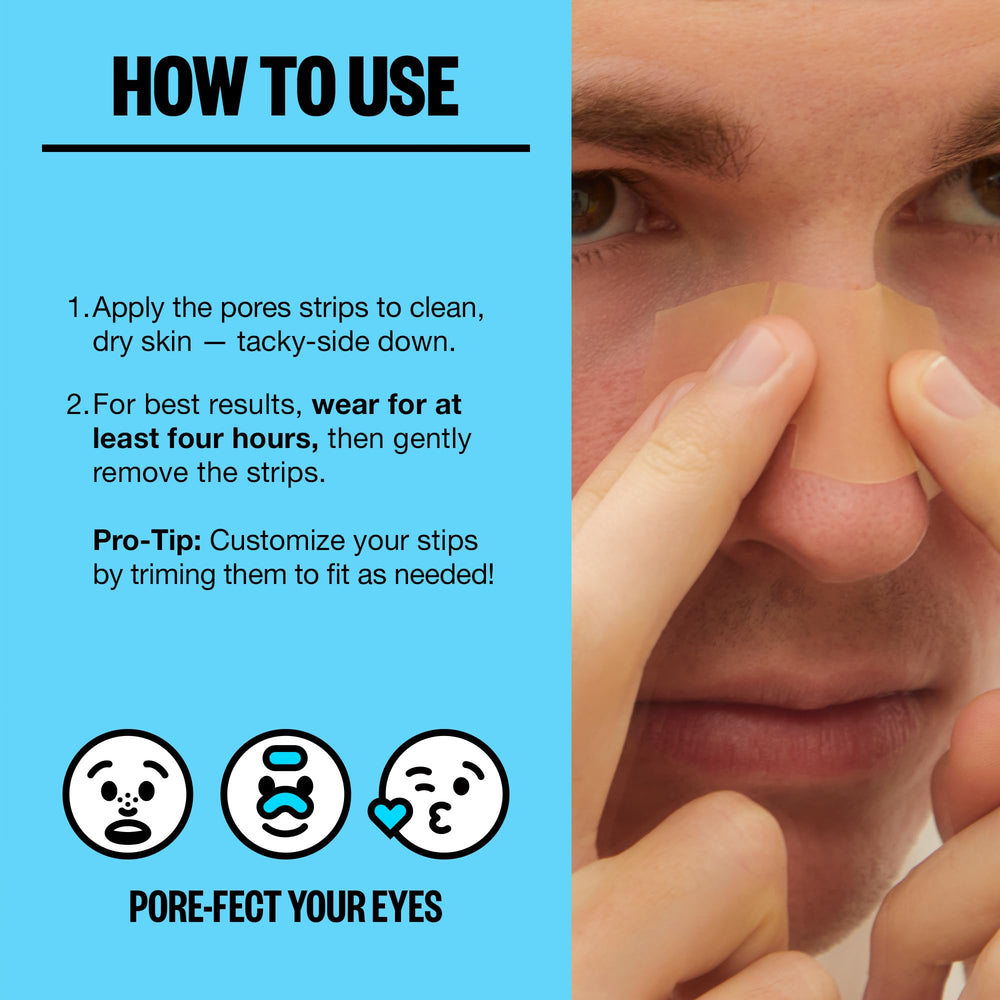PEACE OUT Strips visage : lutte contre les pores dilatés sur le visage.