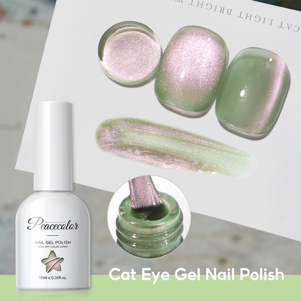 PEACECOLOR Cat Eye nude naturelle et polyvalente
