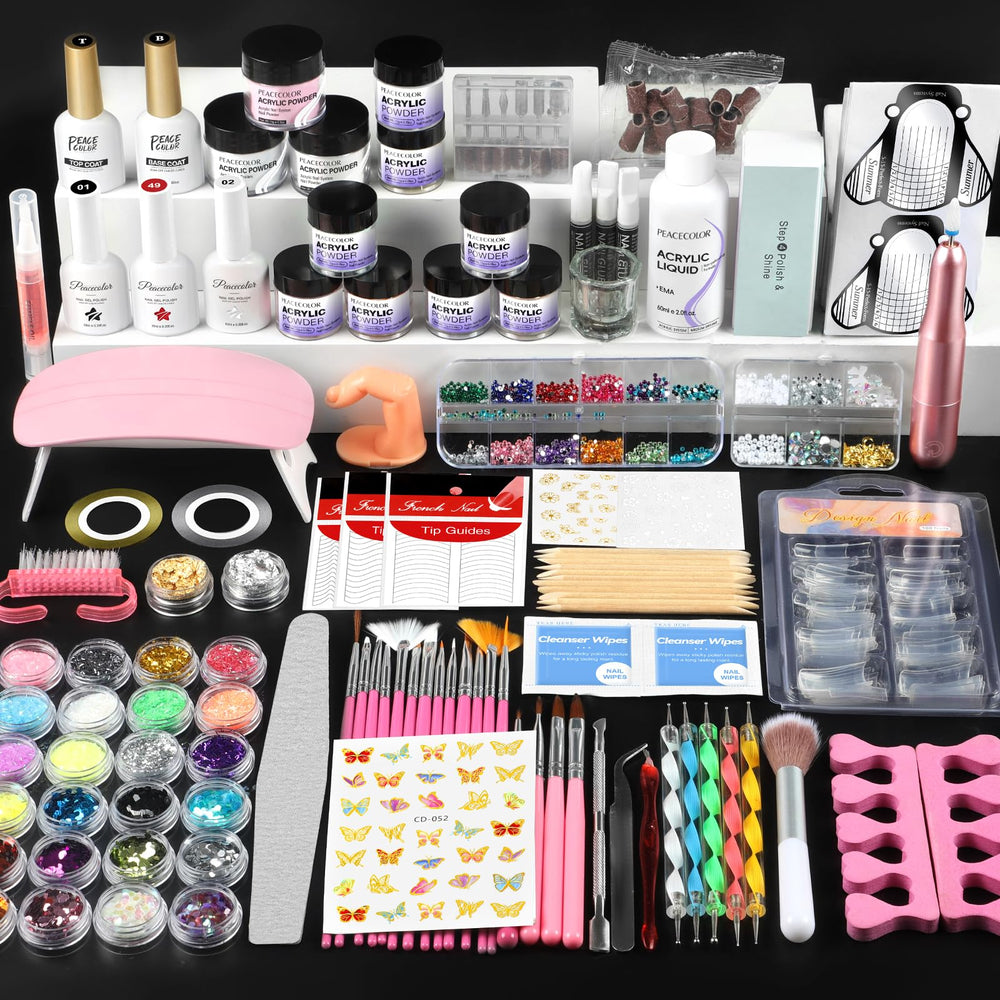PEACECOLOR extensions ongles 100 pieces offrent des extensions faciles et propres.