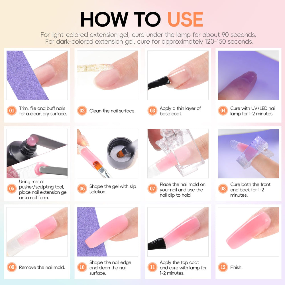PEACECOLOR outils-ongles complets pour kit salon maison.