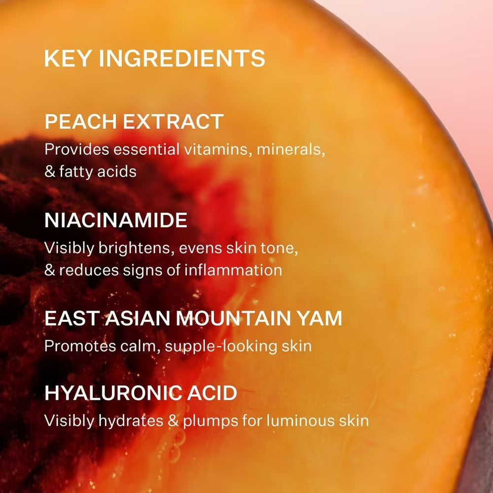 Niacinamide apaise et illumine légèrement Peach & Lily