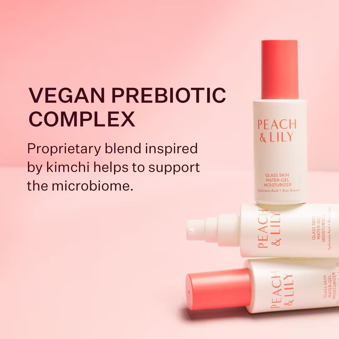 Peach & Lily pêche-extraits riches en nutriments pour une peau lumineuse.
