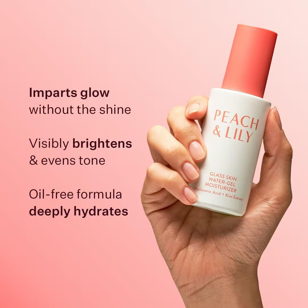 Peach & Lily texture légère sans huile pour un confort quotidien.