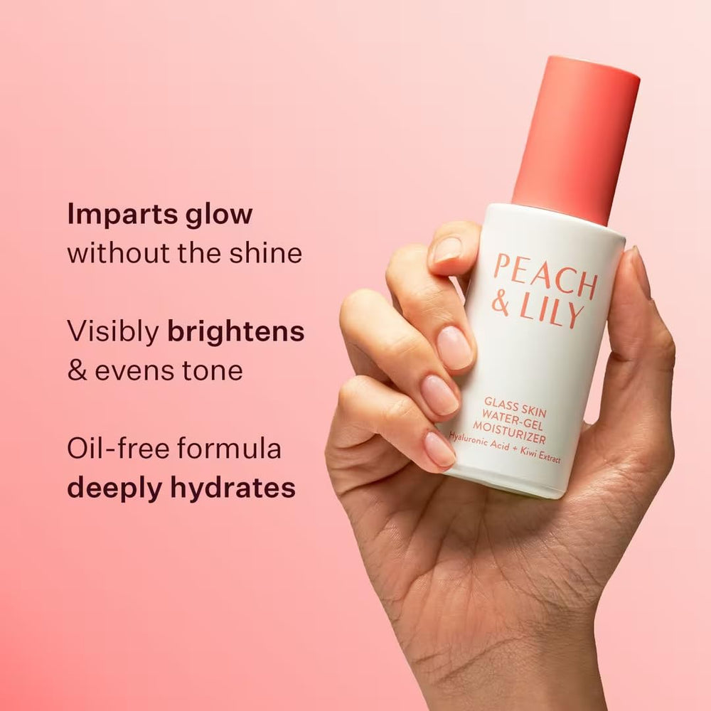 Peach & Lily texture légère sans huile pour un confort quotidien.