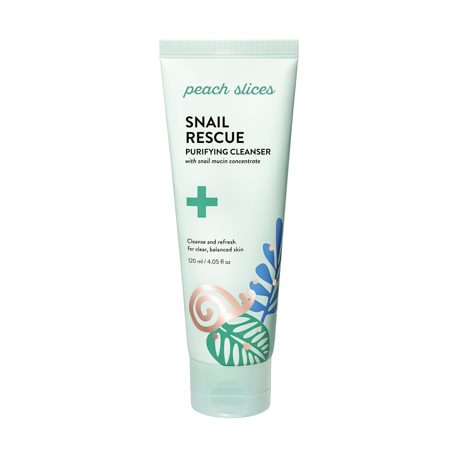 Peach Slices Snail Rescue, bouteille-nettoyante purifie et apaise la peau