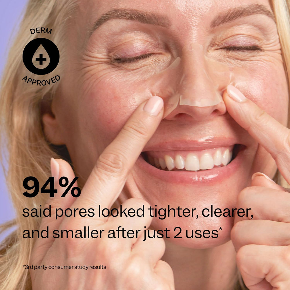 Patch pore du nez Peach Slices mince et flexible, confortable sur le nez.