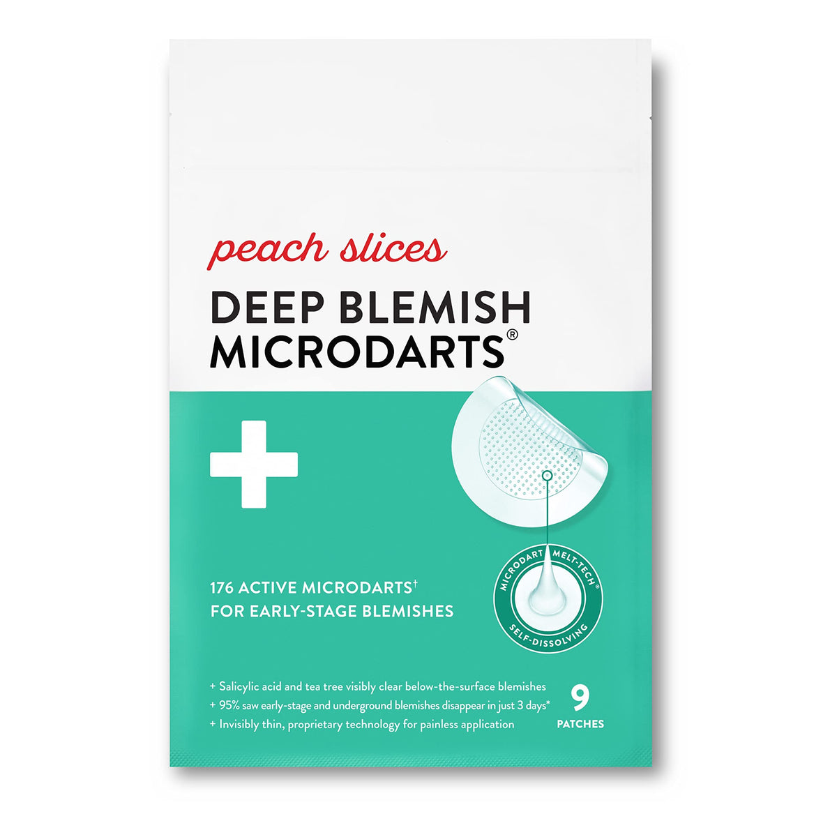 Patch Peach Slices pour imperfections profondes protègent la zone ciblée et diminuent l'inflammation.