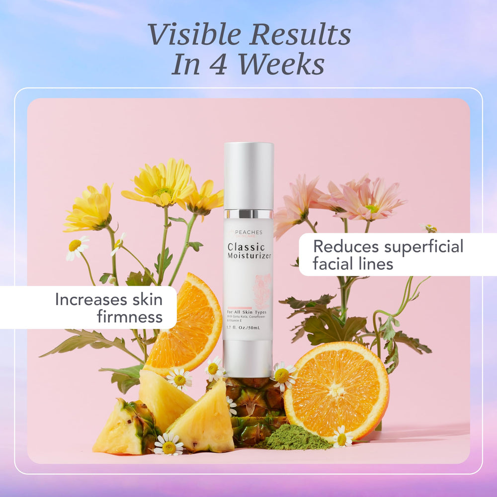 Peaches Skincare : gotu-kola, ingrédient végan apportant douceur durable.