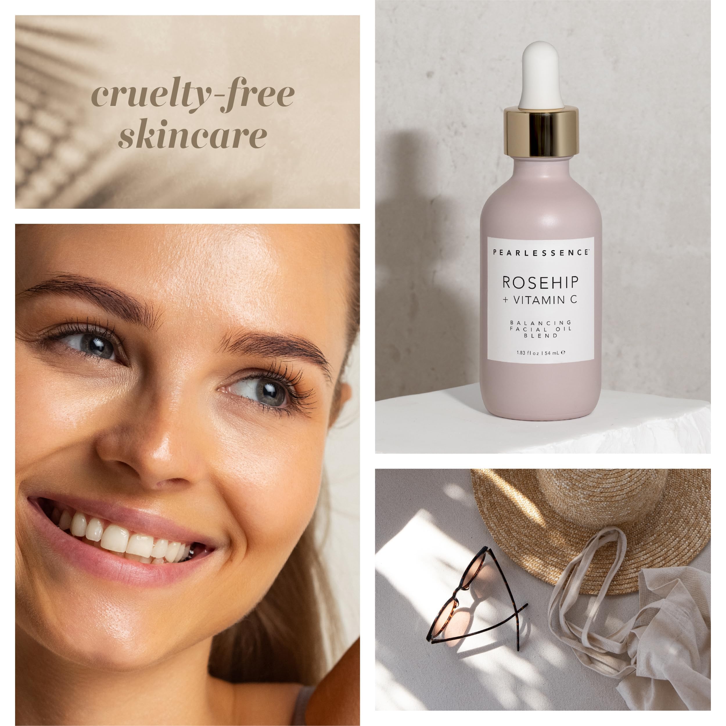 Pearlessence application facile sur visage et cou.