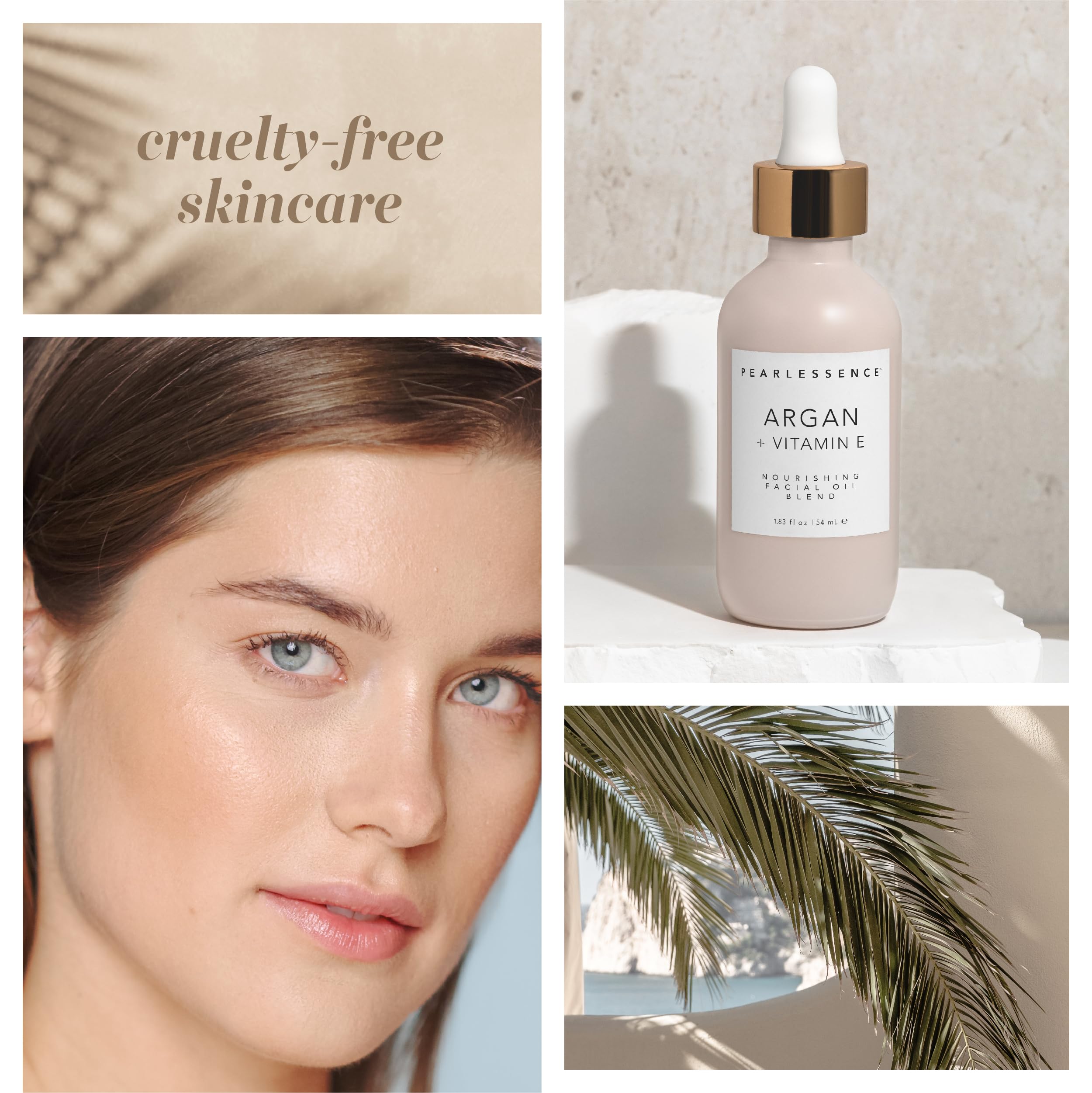Pearlessence Argan et Vitamine E — texture riche qui nourrit sans effet gras.