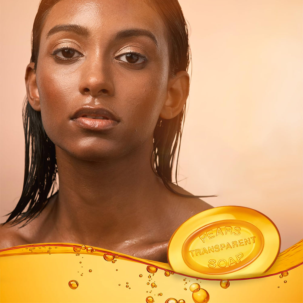 Pears Savon test dermatologique, sûr pour tous types de peau.