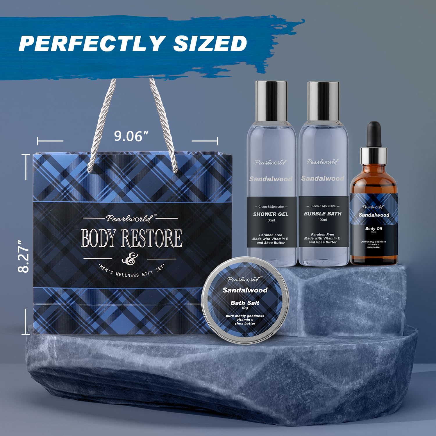 PEARLWORLD bombes-bain homme océan: expérience sensorielle