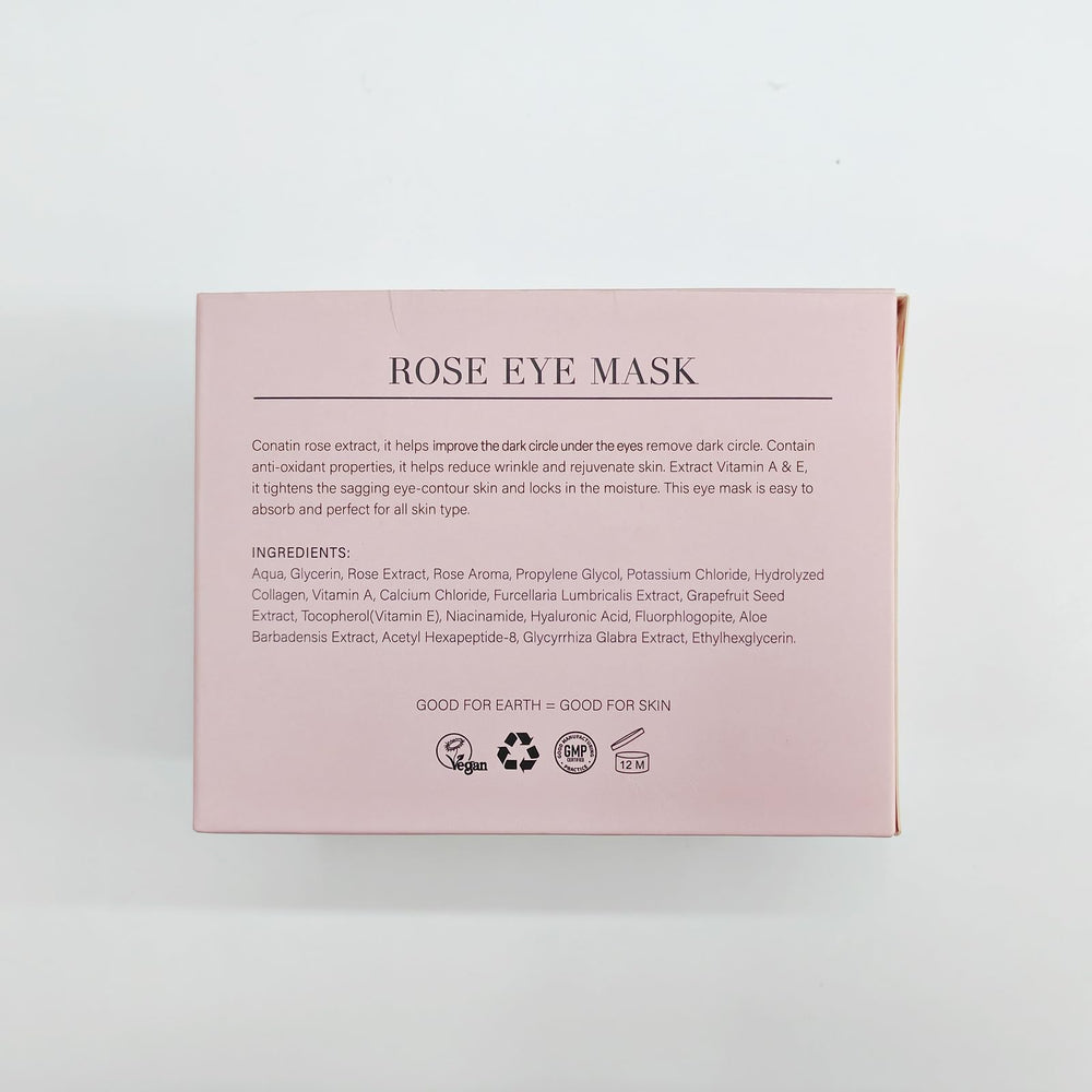 PEAUAMIE masque yeux rose, adapté pour hommes et femmes dans une routine soin.