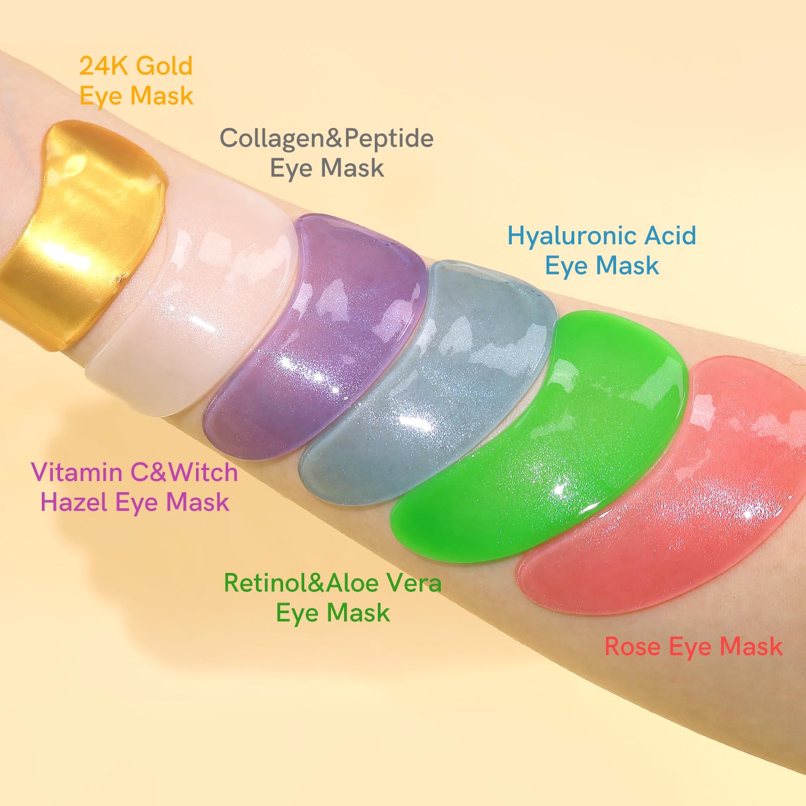 PEAUAMIE patchs yeux retinol aloé vera pour revitalisation