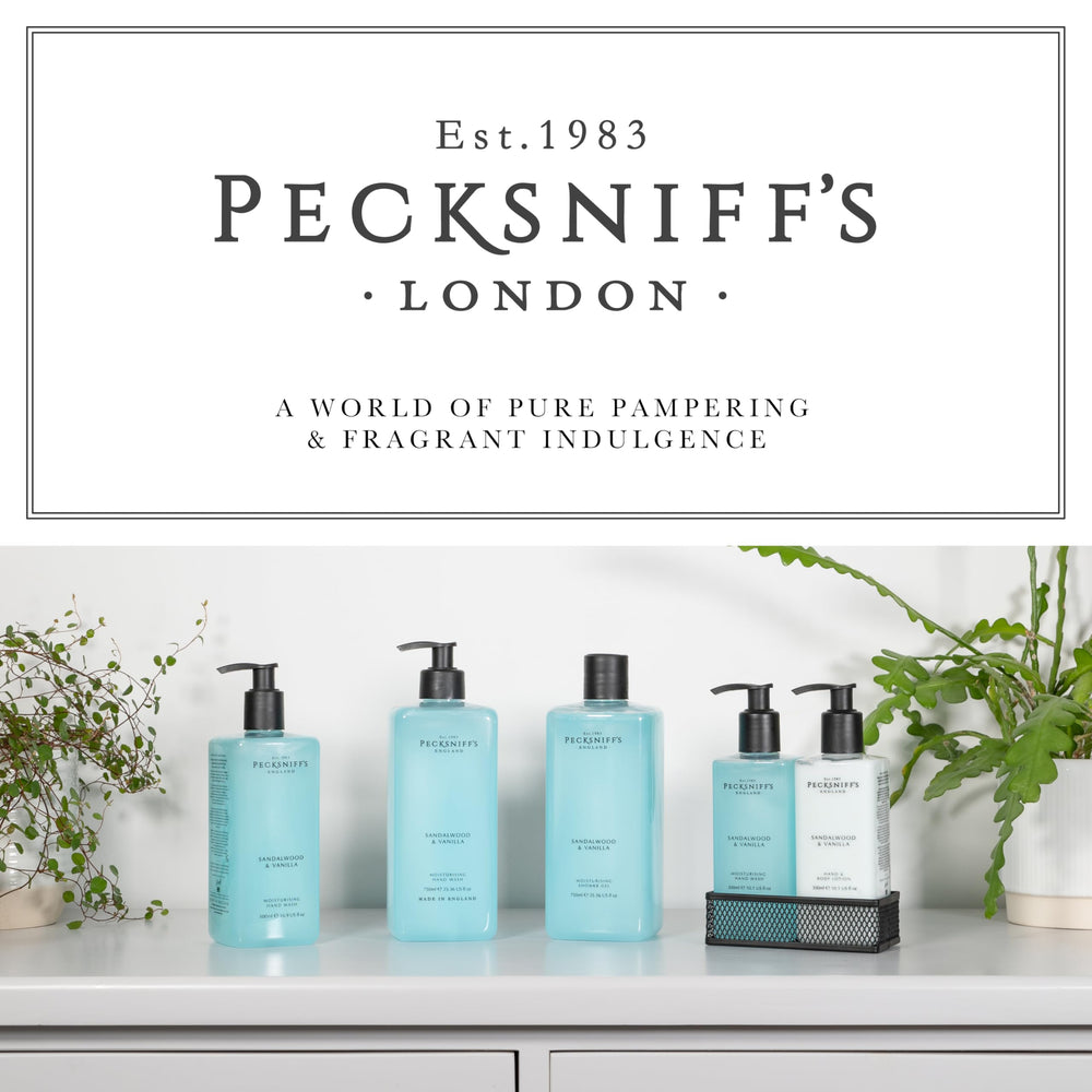 Pecksniff's Lavage Mains Santal-Vanille: utilisation quotidienne simple et agréable.