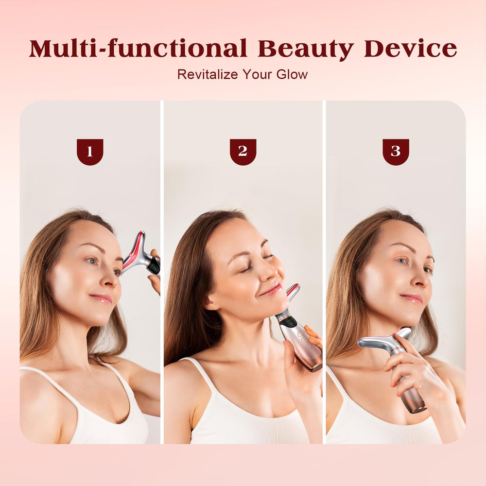 Pedete Massager Visage lumière violette relaxante et revitalisante