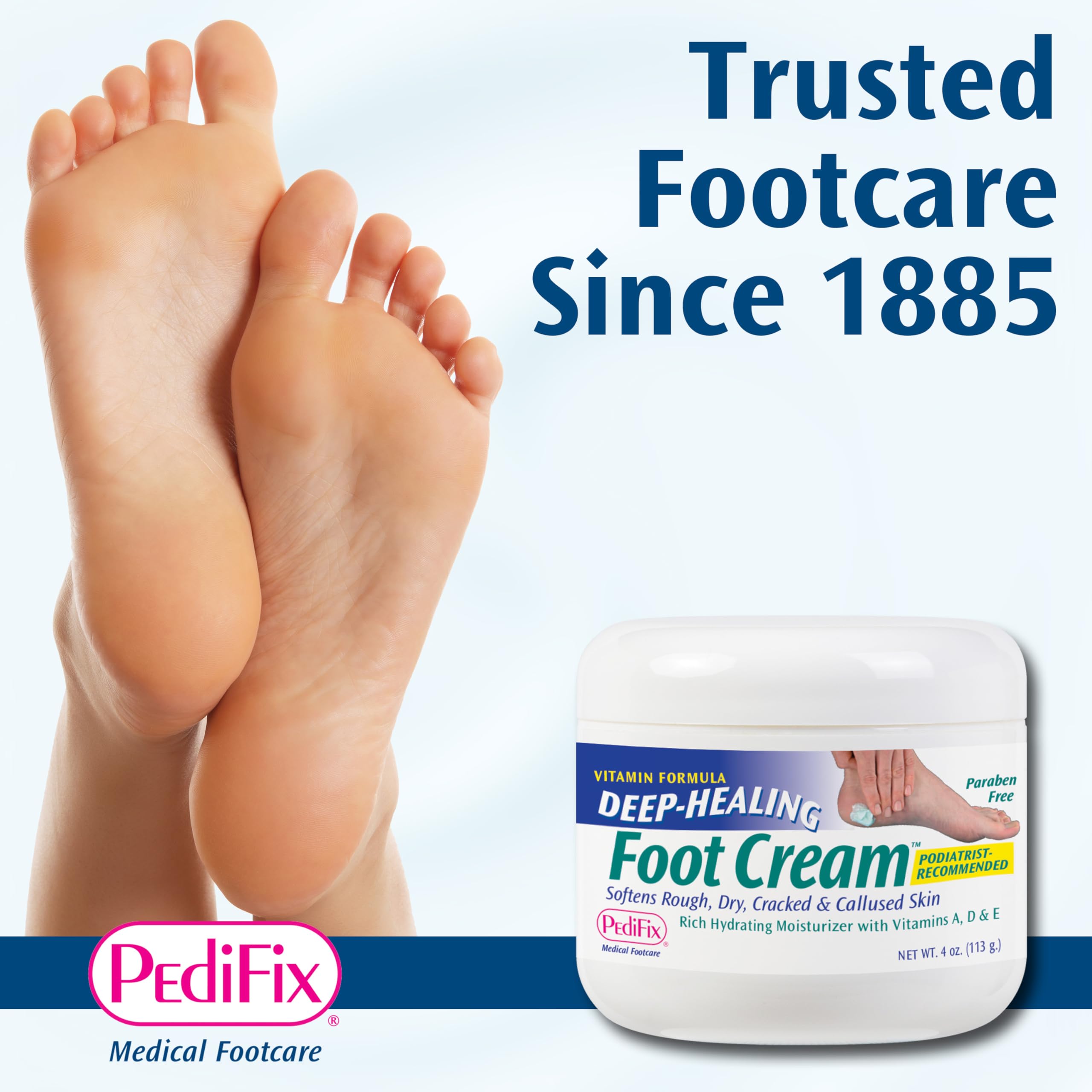 Pedifix Crème Pieds, emballage pratique et facile à ouvrir