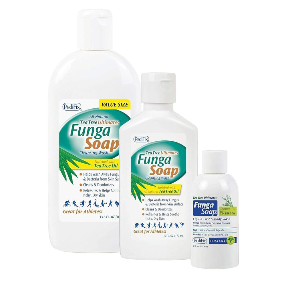 Pedifix FungaSoap – ingrédients naturels pour une expérience sensorielle agréable.