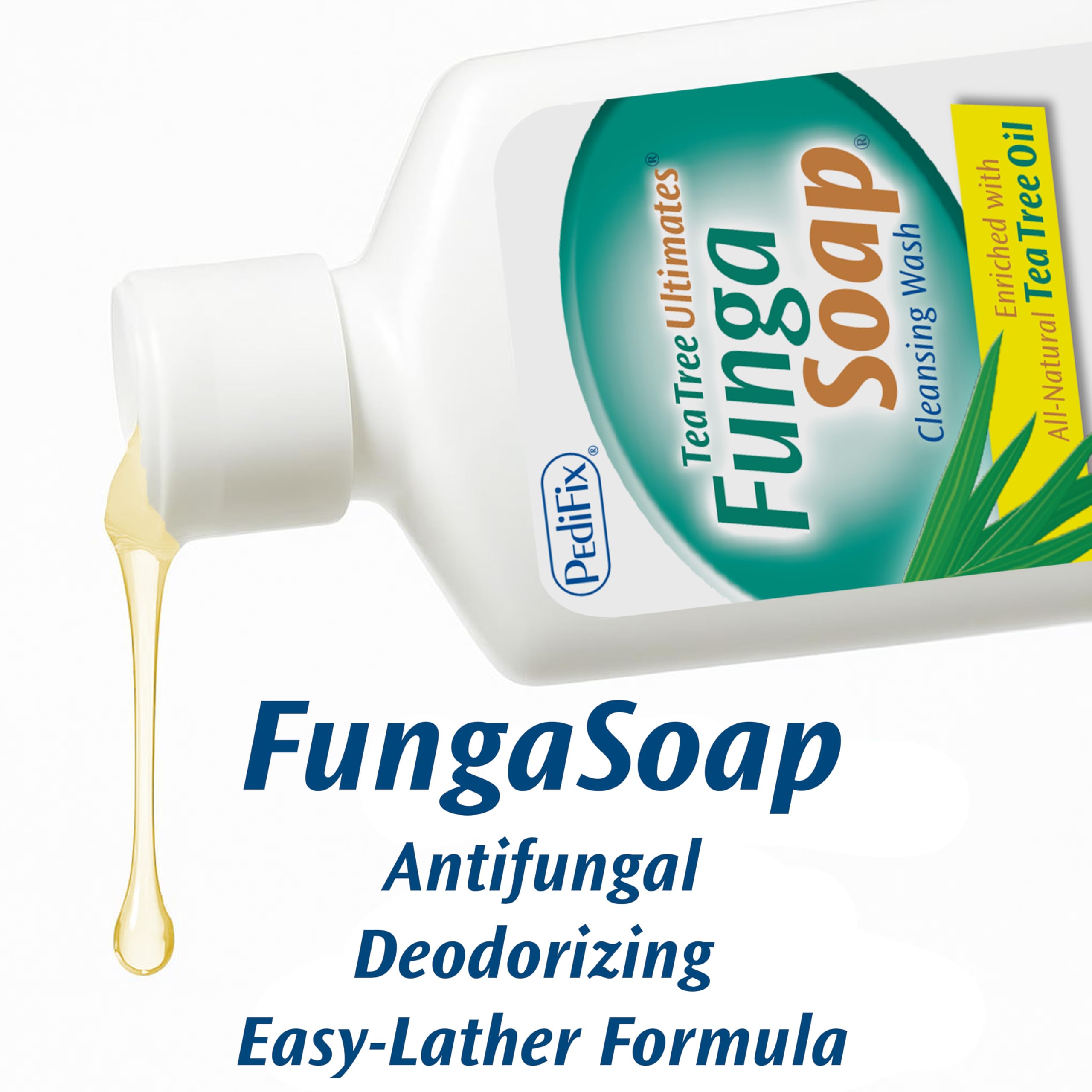 Soin peau équilibrée après usage avec FungaSoap.