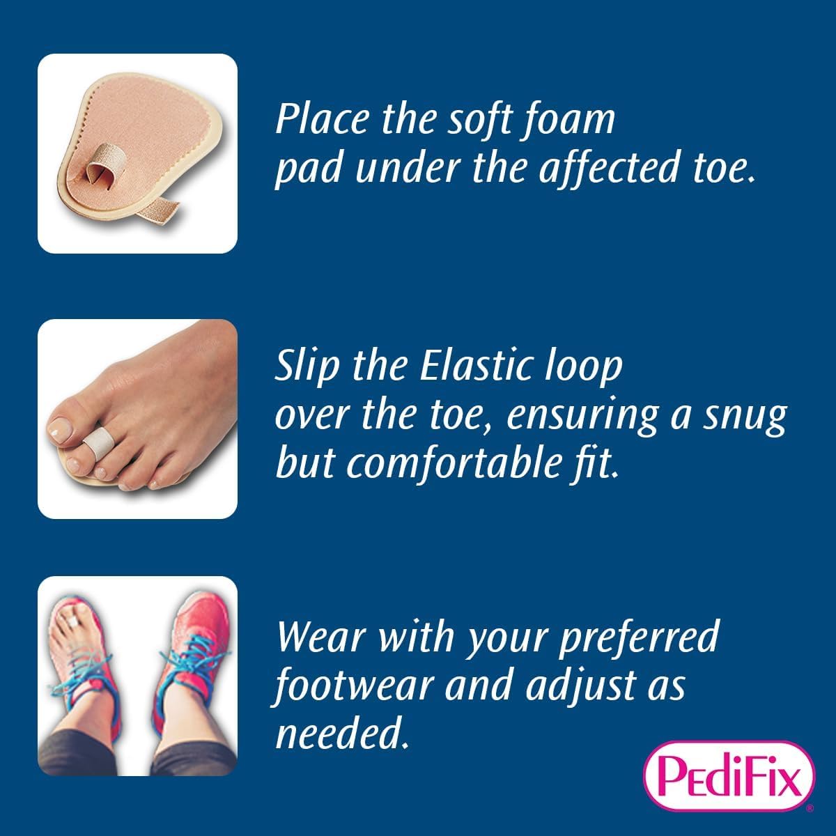 Pedifix compatible gauche et droite – utilisation universelle.