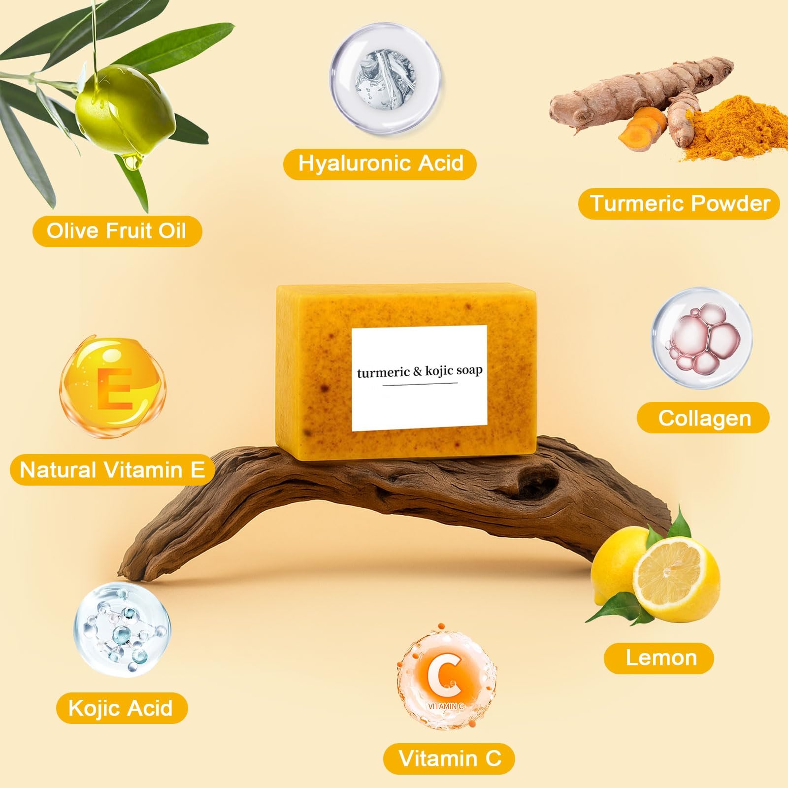 Peehss Kit Curcuma Soin Peau Bien-Être : routine complète visage et corps.