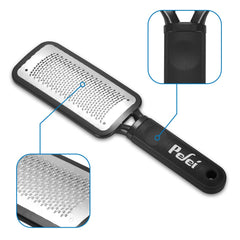 Pefei rasp-pied design ergonomique avec poignee, précision facilitant les zones difficiles.