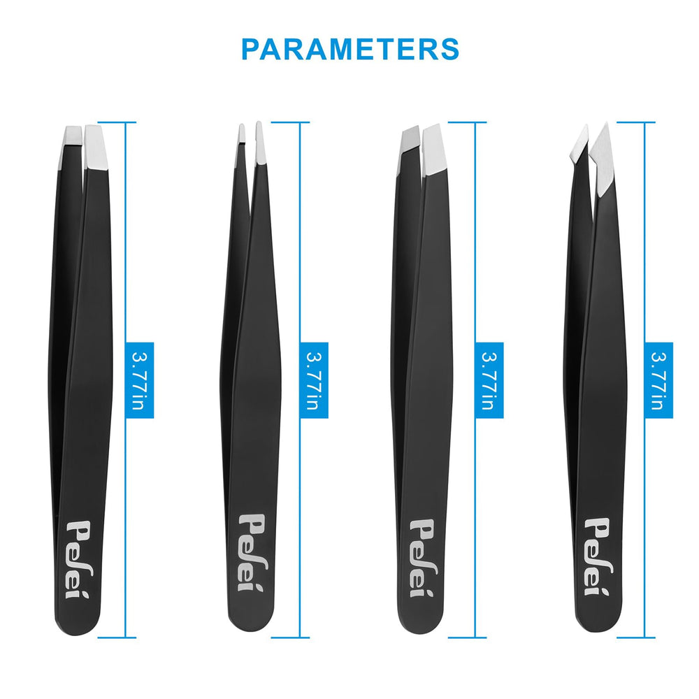 Pefei étui en cuir noir, rangement sûr et portable.
