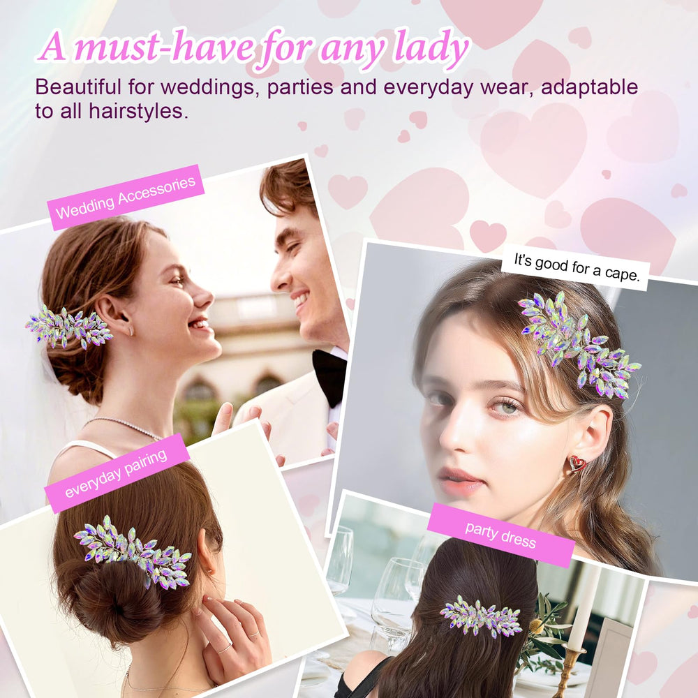 peigne-strass-scintillant-chignon-demi-queue sublime les demoiselles d'honneur avec brio.