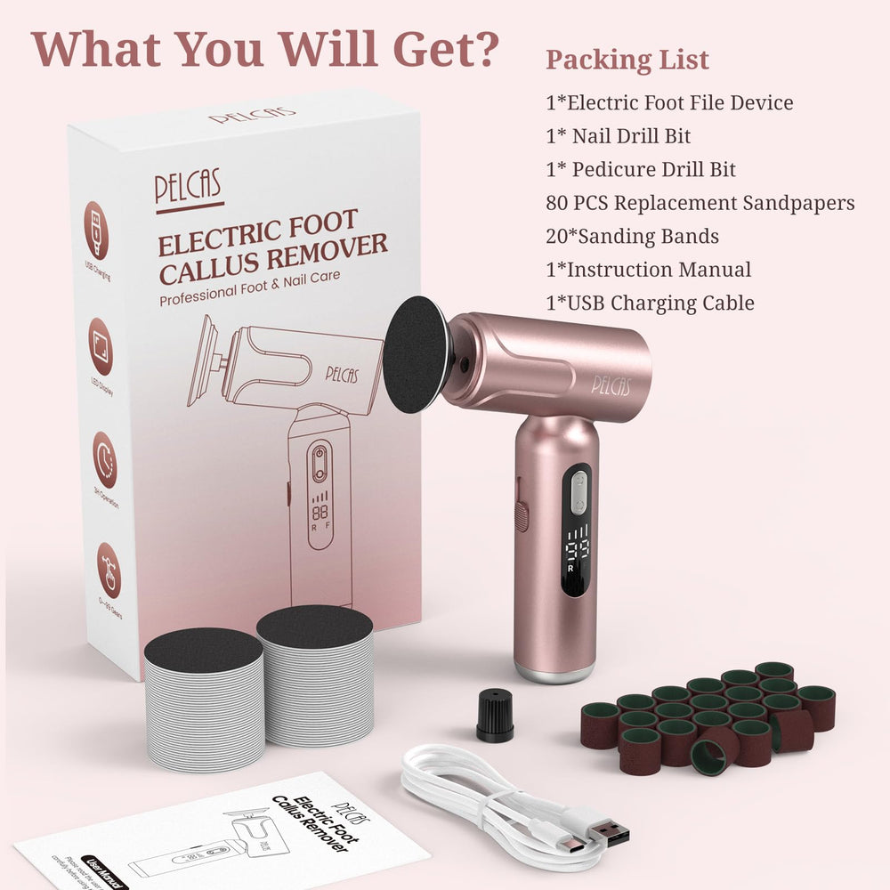 Pelcas coffret accessoires complet facilite le soin des pieds et ongles