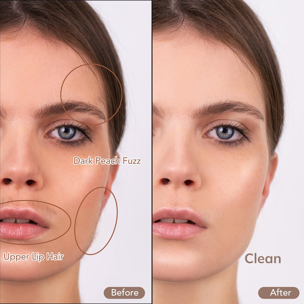Pelcas: lames en acier inoxydable durables pour dermaplanage du visage.