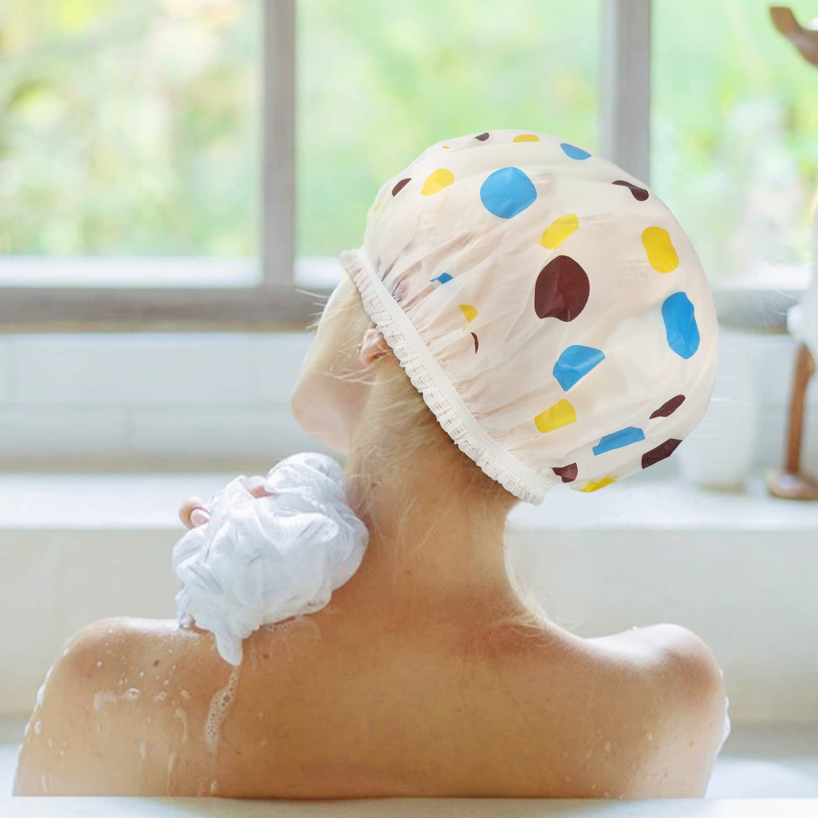 Pengxiaomei bonnet de douche polyvalent: bain, soins du visage et maquillage.