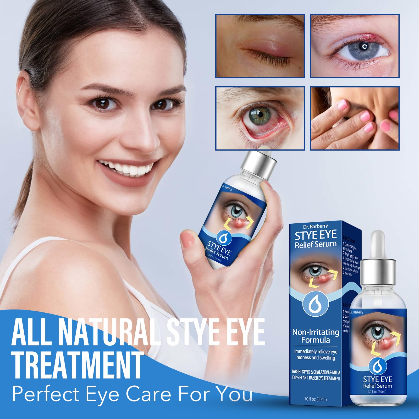 PENNTR gouttes yeux, utilisation en deux gouttes pour un traitement ciblé.