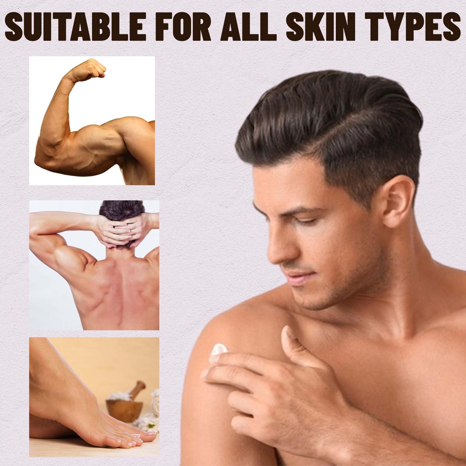 Utilisation quotidienne Penrose Skin pour homme après douche.