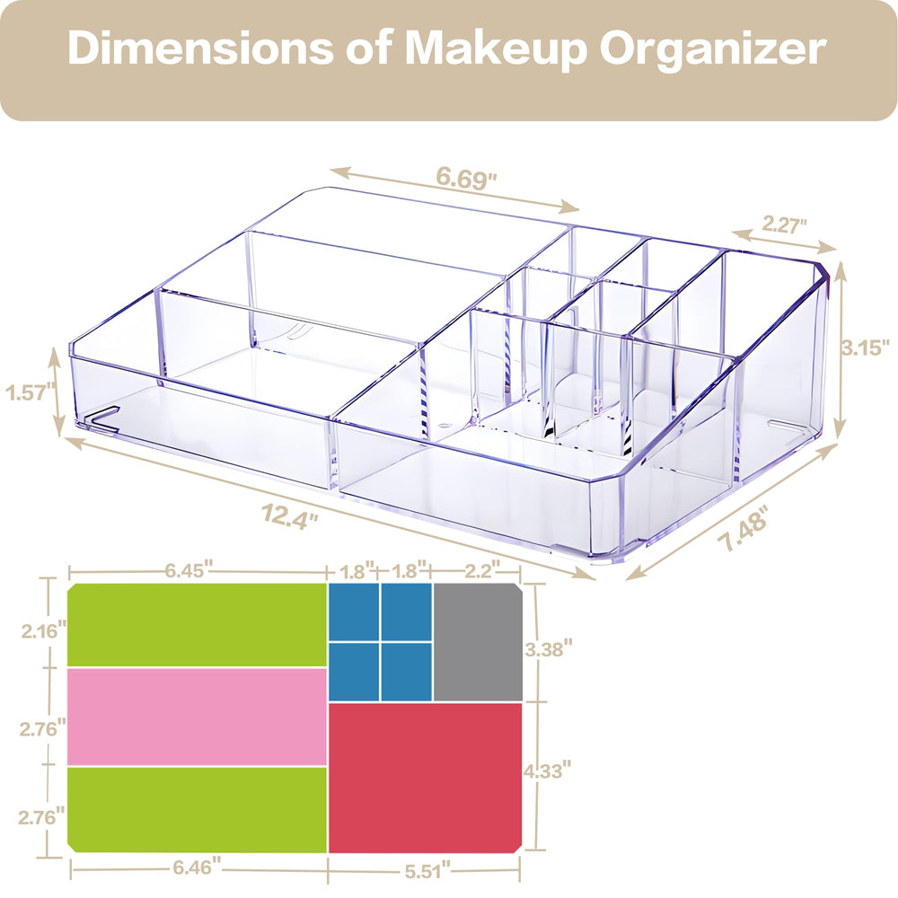 PeoTRIOL Organisateur d'accessoires beauté, design fonctionnel et pratique.