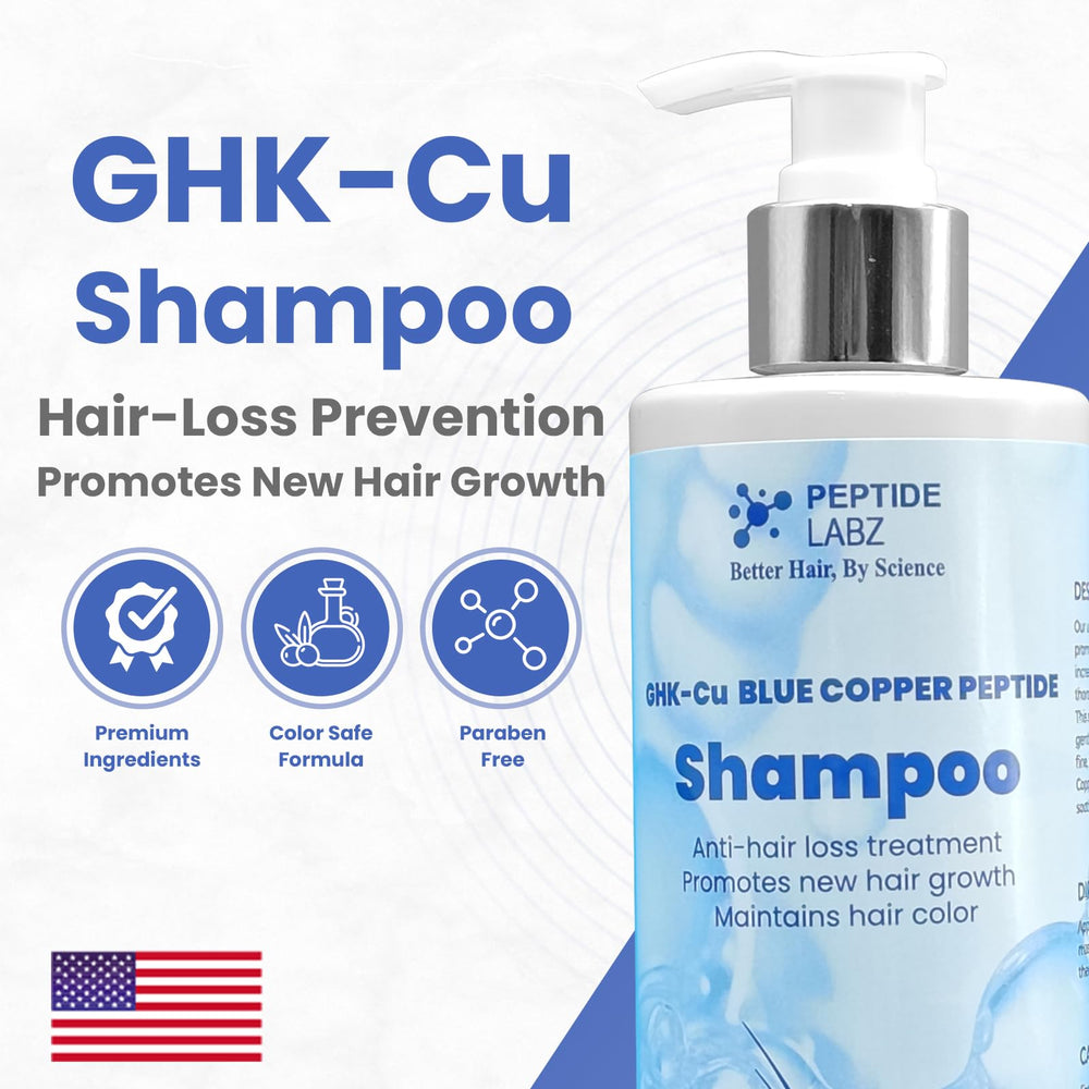 PeptideLabz Shampoing Cuivre — texture crèmeuse facilitant l’application