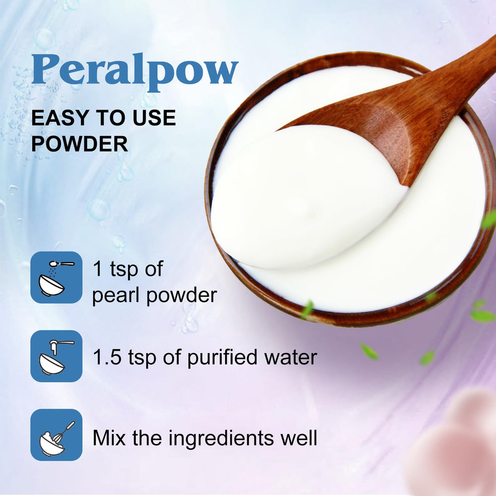 Peralpow poudre de perles – cheveux brillants et ongles renforcés.