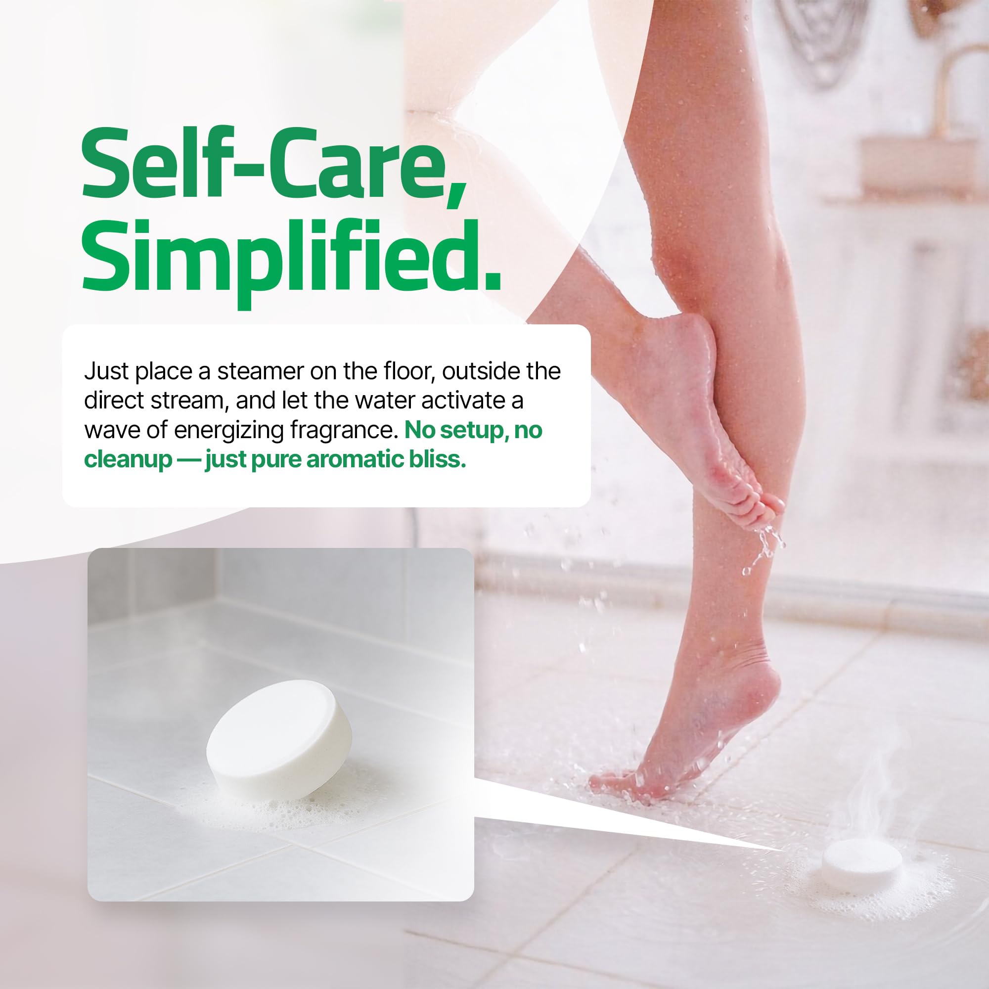 Perfa tablette hydratante eucalyptus menthol apportant fraîcheur et hydratation