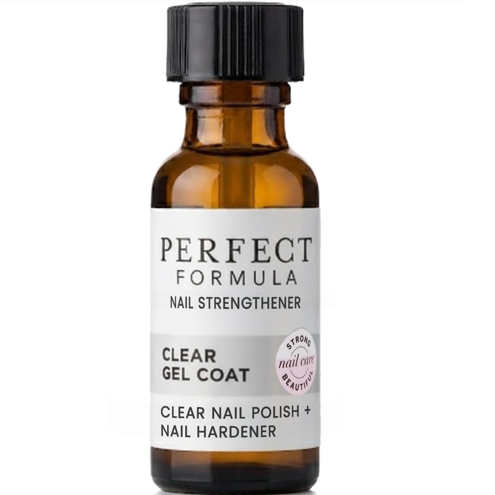 Base gel clair Perfect Formula renforçant les ongles et prêt pour une manucure durable