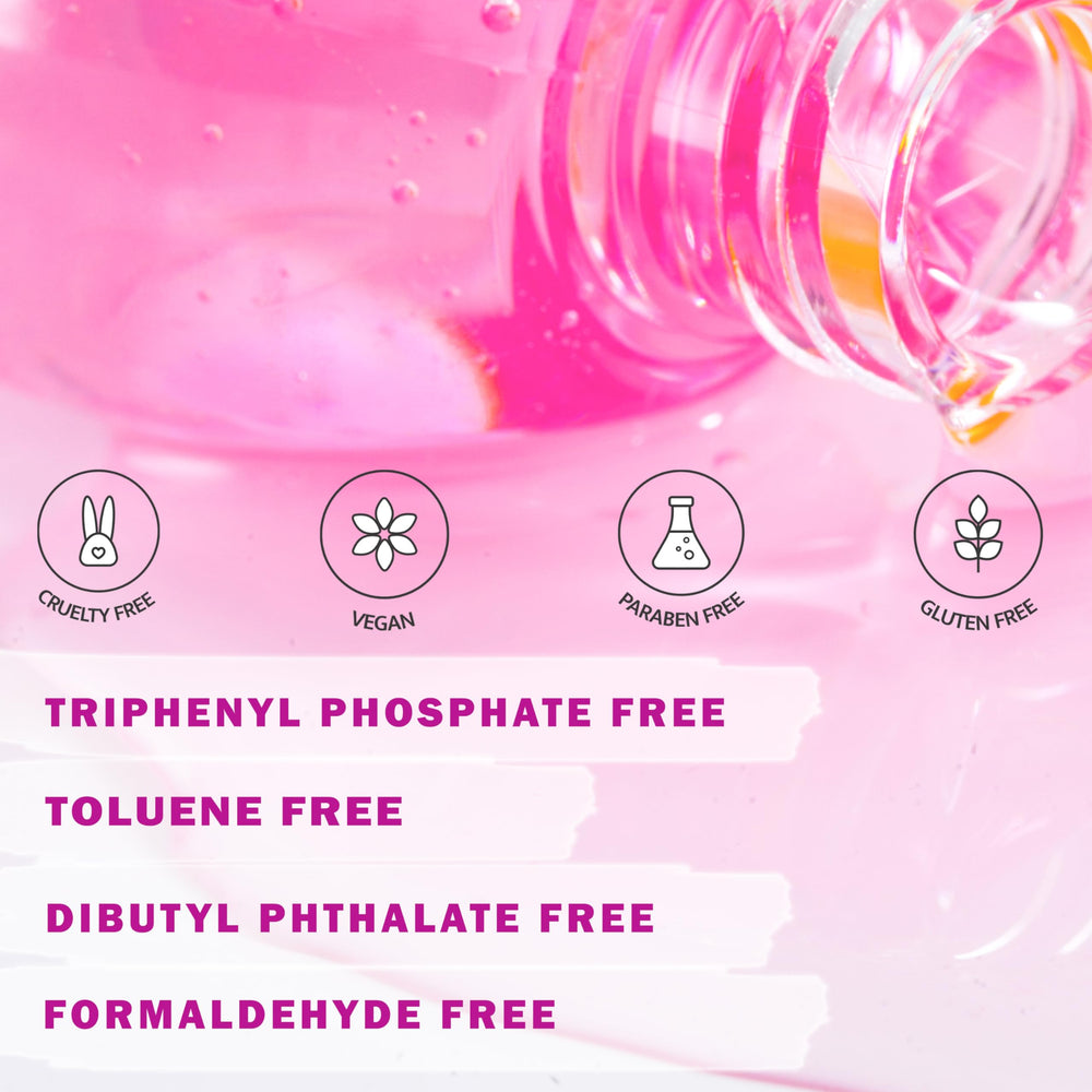 Vernis clair brillant Perfect Formula offre une finition lisse et durable.