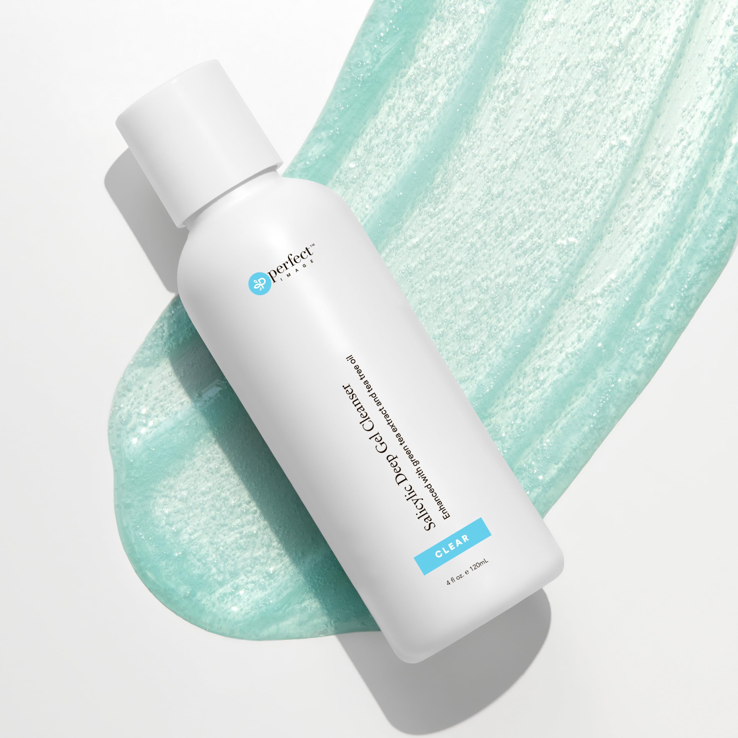 Deep pore cleansing action visual highlighting impurity removal.