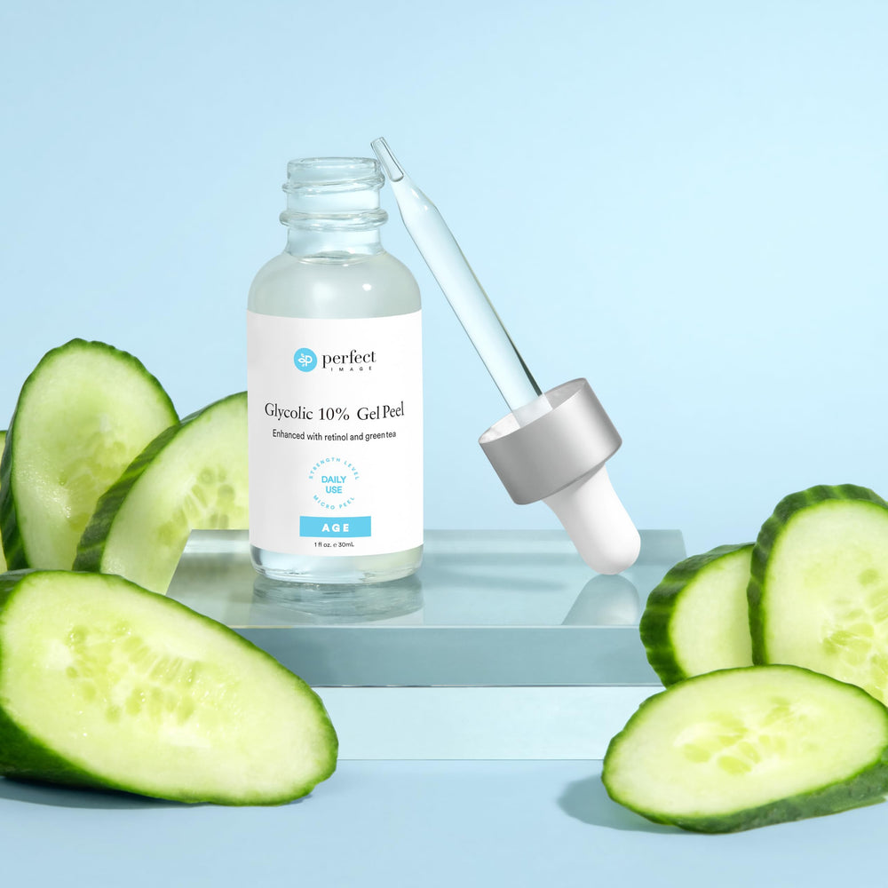 Hydratation améliorée après l'utilisation du Glycolic Gel Peel.