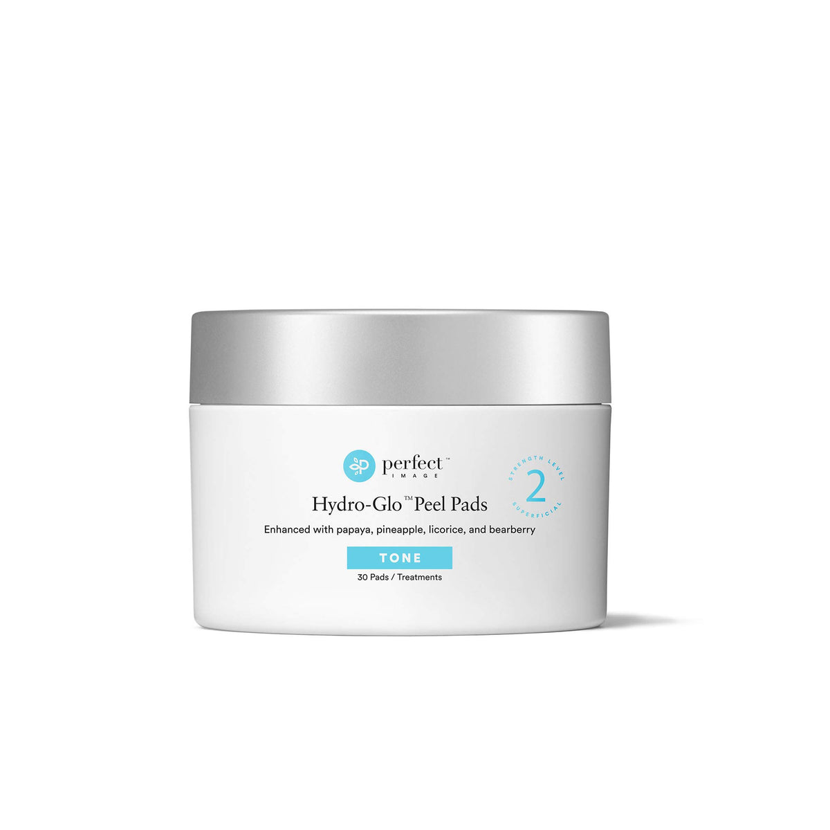 Hydro-Glo Peel Pads de Perfect Image — avant/après, teint plus lumineux