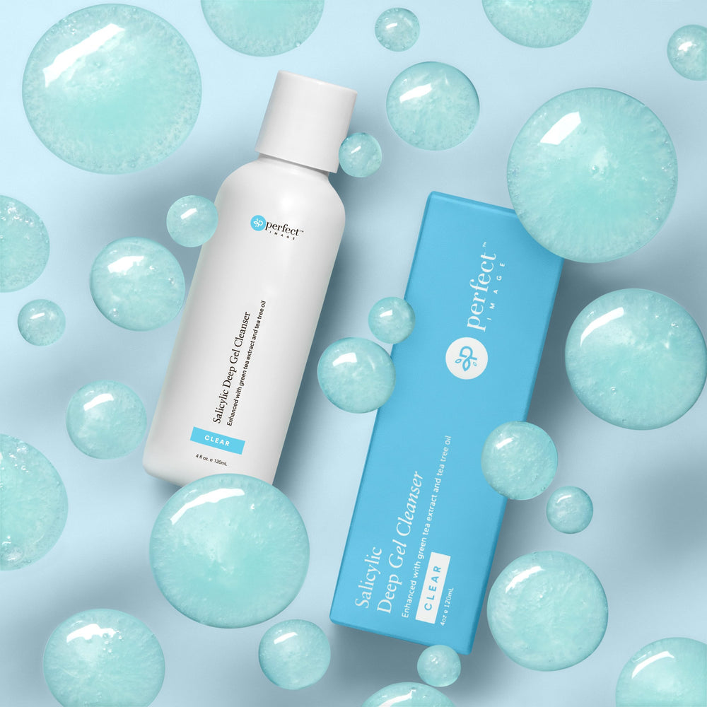 Label detail emphasizes professional skincare formulation.