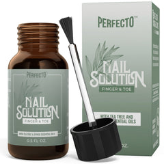 Perfecto traitement ongles orteils; pinceau applicateur pour une application précise.