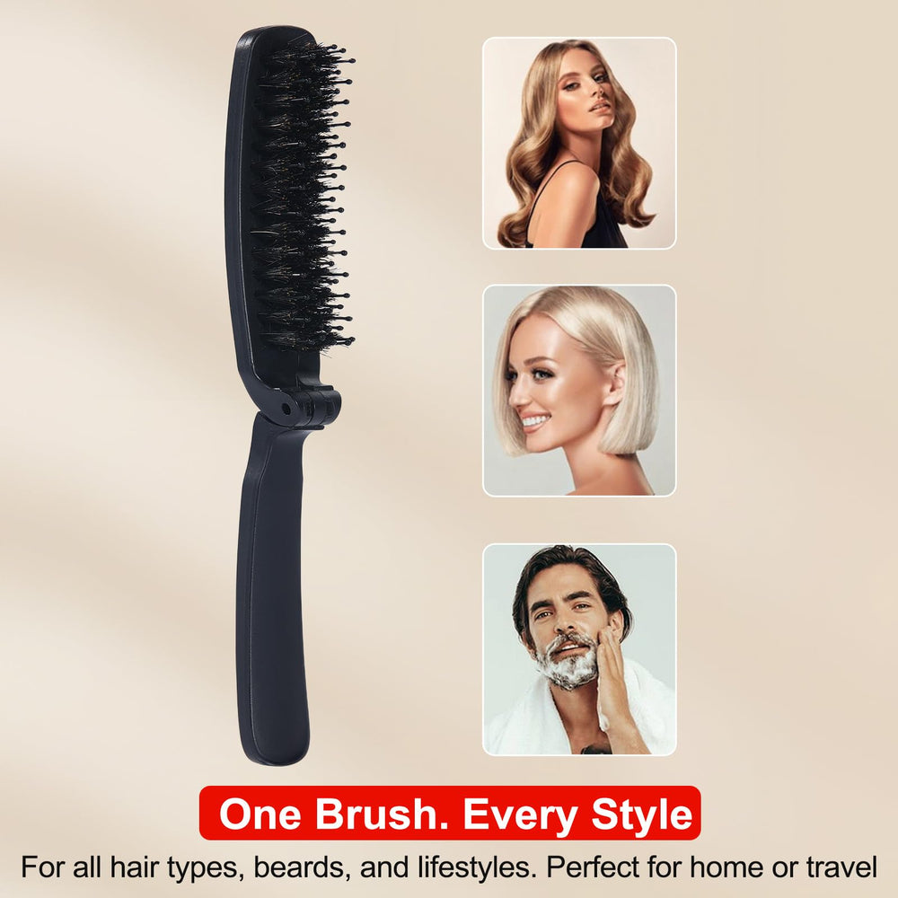 Brosse polyvalente PERFEHAIR adaptée aux cheveux fins et à la barbe.