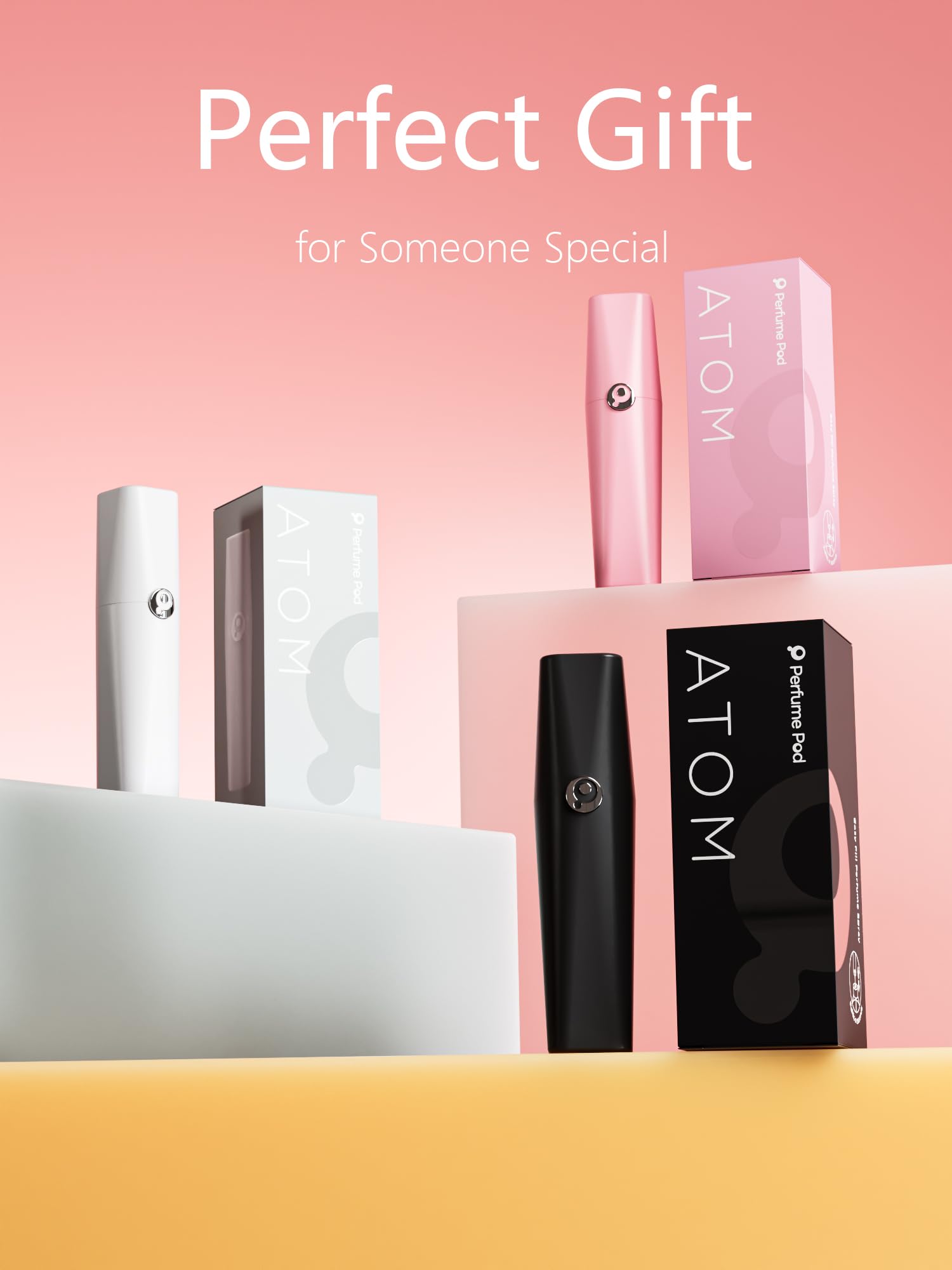 Perfume Pod ATOM01 – Cadeau idéal : cadeau pratique pour voyageurs et amateurs de fragrances.