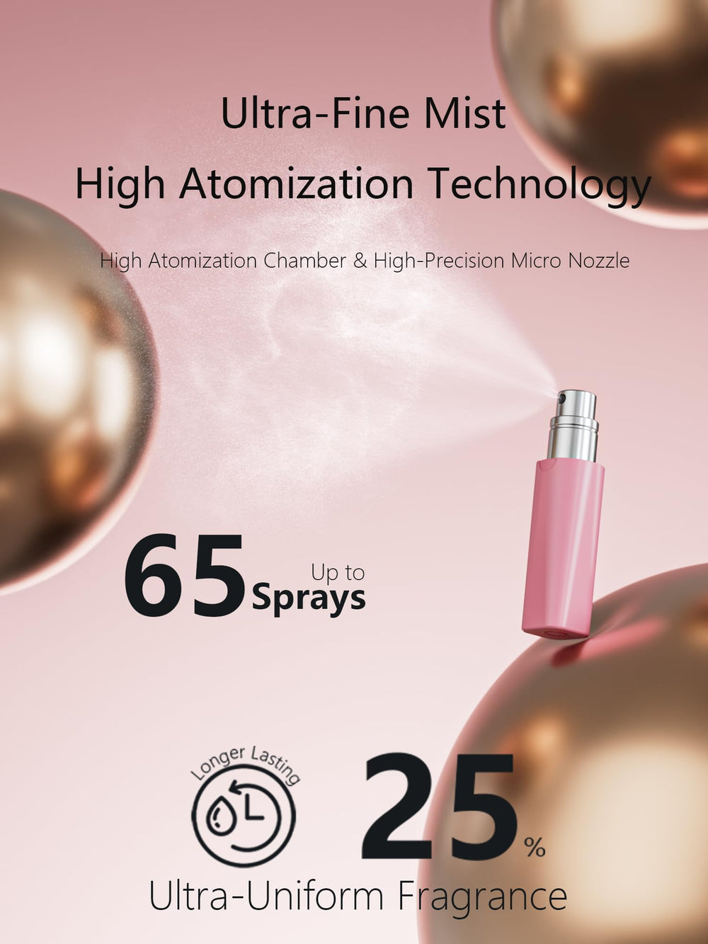Perfume Pod ATOM01 – Design compact : idéal pour poche ou bagage à main.