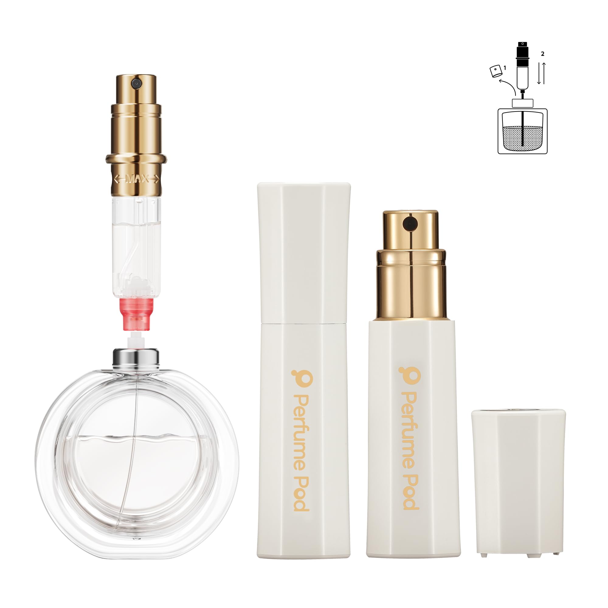 Perfume Pod atomiseur classique hd, diffusion fine en déplacement.