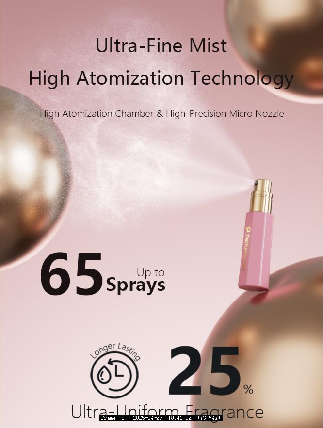 Perfume Pod bouchon etanche : prevention des fuites dans le sac.