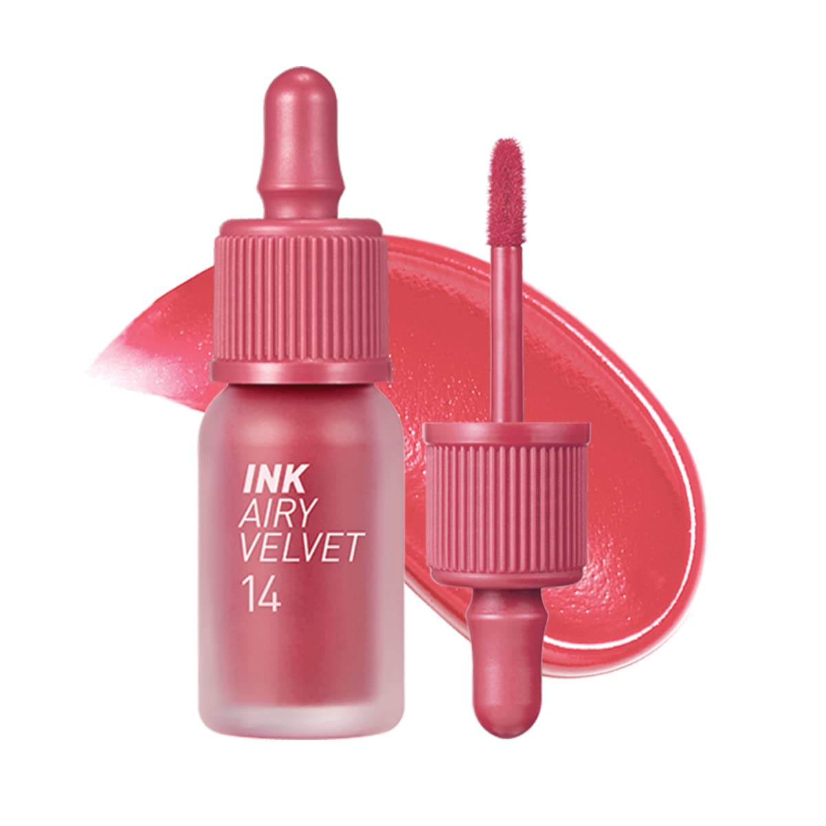 Tube du tint Peripera Ink Airy Velvet facilitant une application précise et fluide